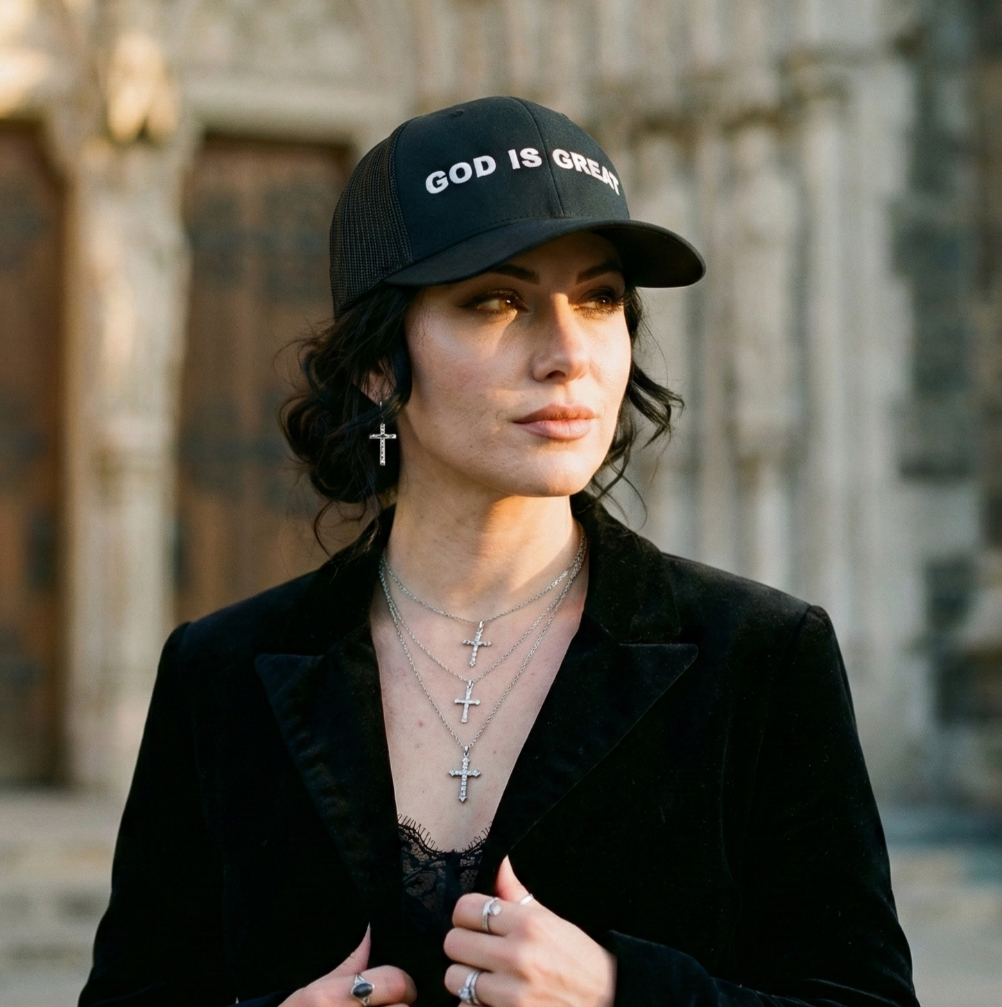 GOD IS GREAT Trucker Cap