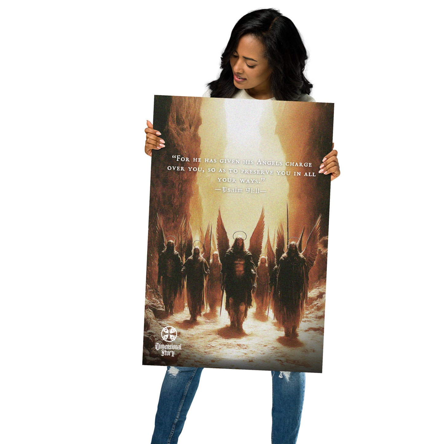 “Army of Angels” Psalm 91:11 Battle Poster