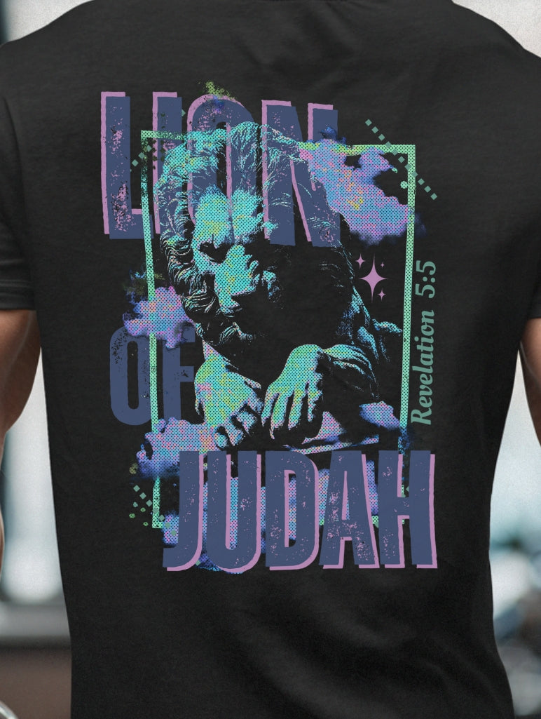 Lion of Judah T-Shirt - Christian Faith Unisex Apparel