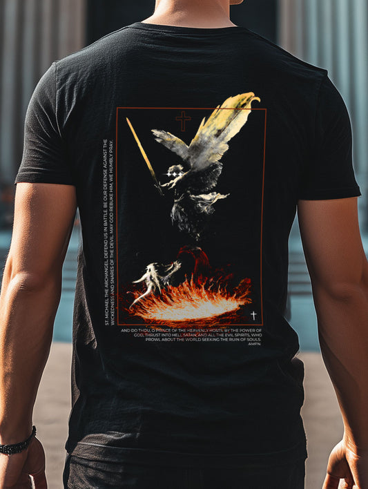 Saint Michael Archangel Prayer T-Shirt - Christian